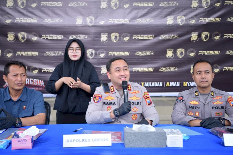 Kapolres Gresik Kami Tidak Akan Memberi Ruang Bagi Pelaku Narkoba