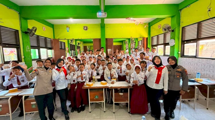 Polwan Goes To School, Edukasi Siswa SDN Cemengkalang tentang Pencegahan Kekerasan Seksual